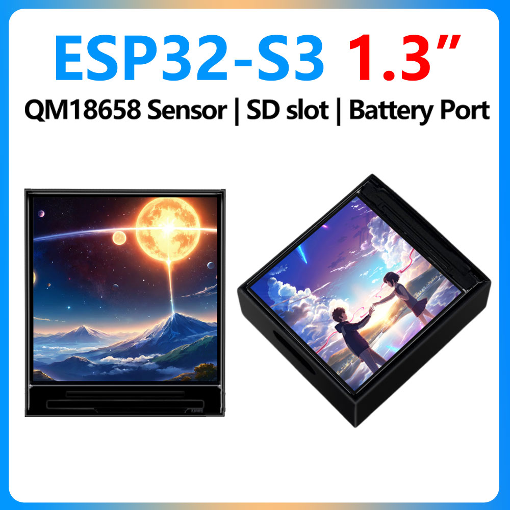 Lolin S3 - Waveshare ESP32-S3 Pantalla LCD Mini TV