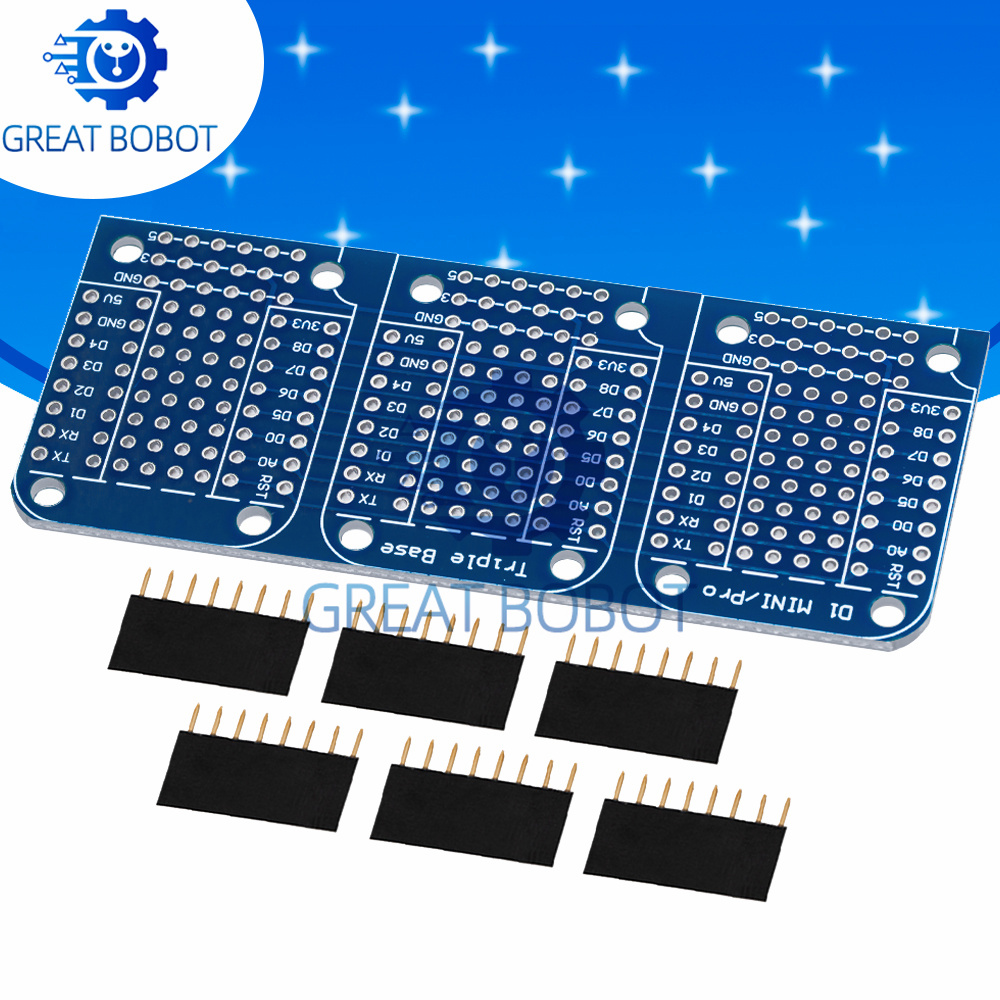 Wemos D1 - Placa de Pruebas de Doble Cara