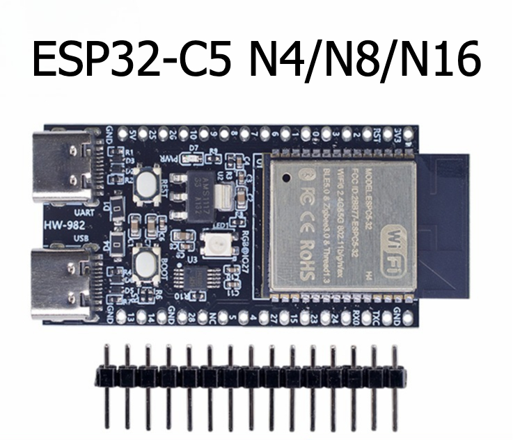 Devkitc - Esp32-c5-devkitc-1 N4/N8/N6 Placa de Desarrollo con