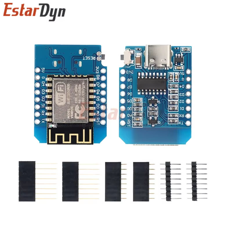 D1 Mini TYPE-C/MICRO ESP8266 E - Nodemcuv2 reseña y precio