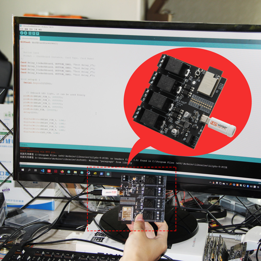 LILYGO® TTGO T-Relay ESP32 -mó - Ttgo Tdisplay reseña y precio