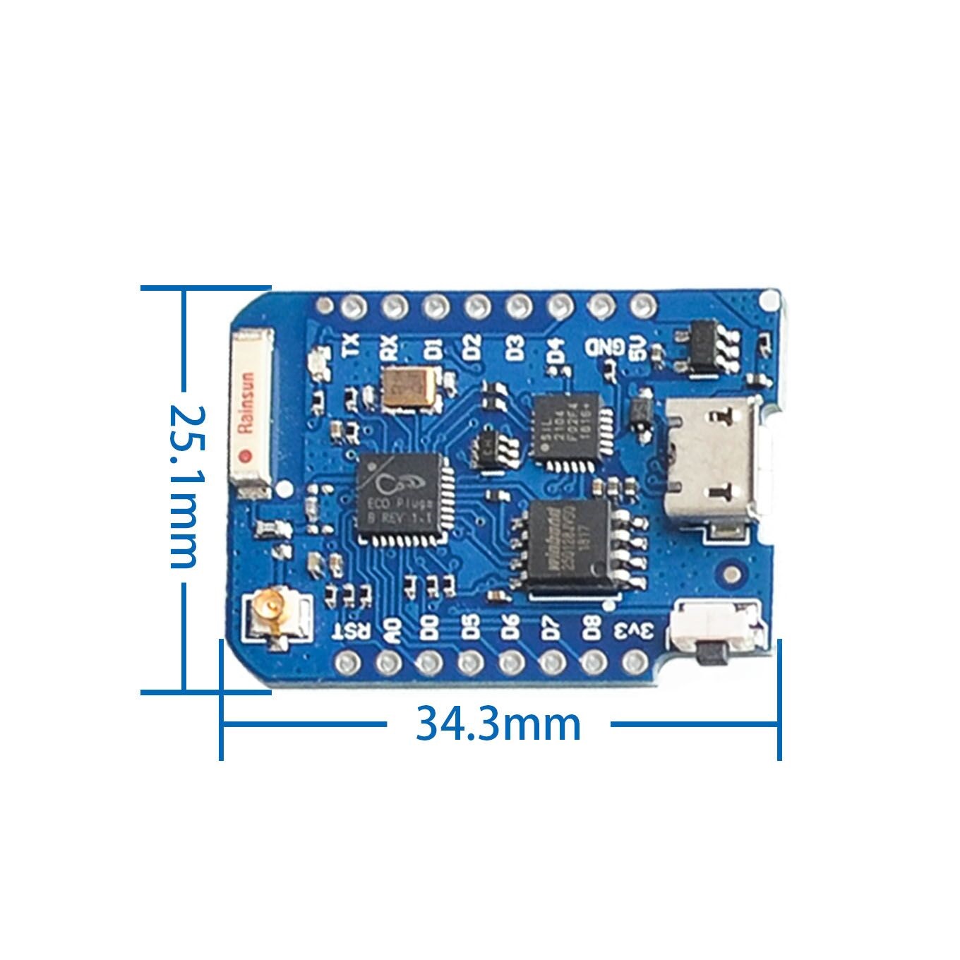 WEMOS D1 Mini Pro 4M 16M Bytes - Wemos D1 Mini reseña y precio
