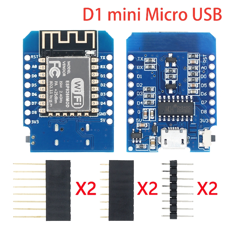 Micro USB/tipo-c USB WeMos D1  - Nodemcuv2 reseña y precio