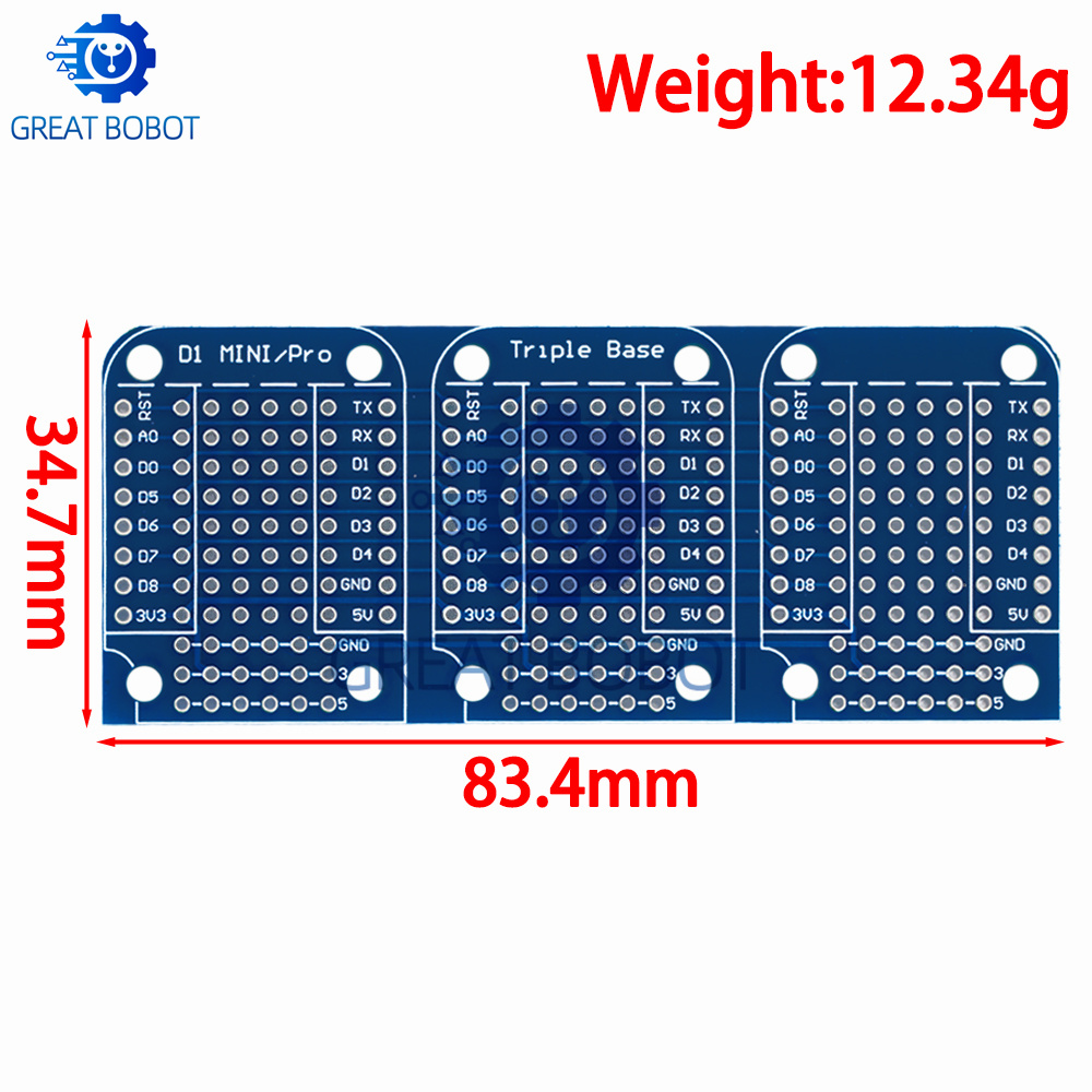 Placa de Pruebas de Doble Cara - Wemos D1 reseña y precio