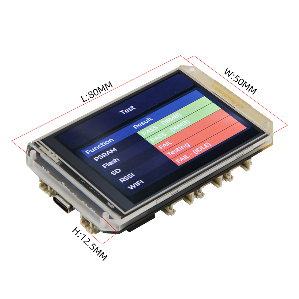 Placa de desarrollo TTGO T-HMI - Ttgo Tdisplay reseña y precio