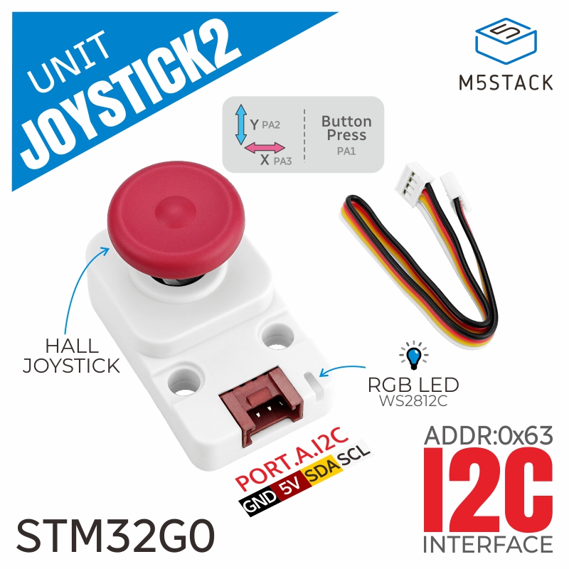 M5Stack Joystick I2c Oficial 2 - M5Stack reseña y precio