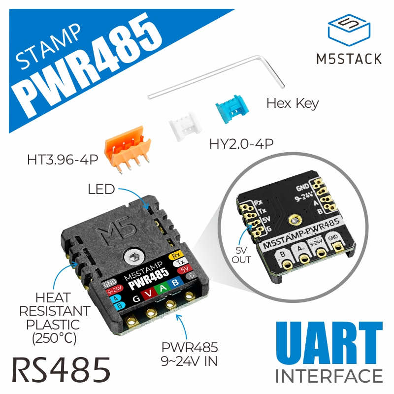 Módulo RS485 oficial M5Stamp M - M5Stack reseña y precio