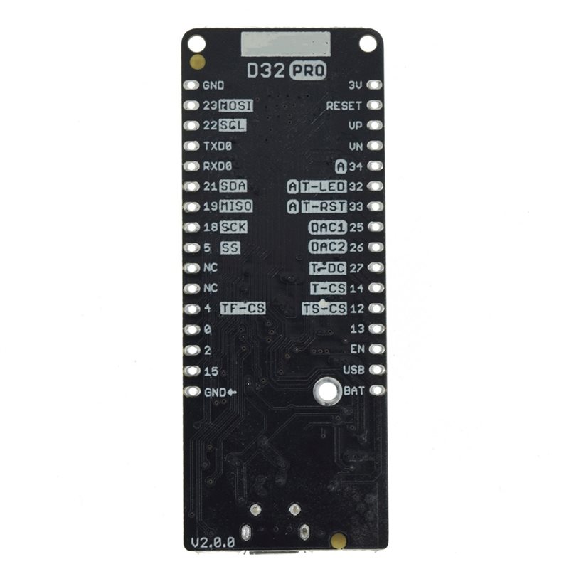 Placa Ingenious-D32 Pro V2.0.0 - Lolin D32 reseña y precio