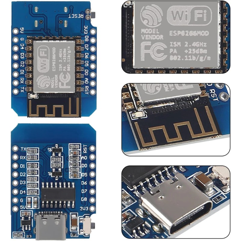 ESP8266 ESP-12F MINI D1 NodeMC - Nodemcuv2 reseña y precio