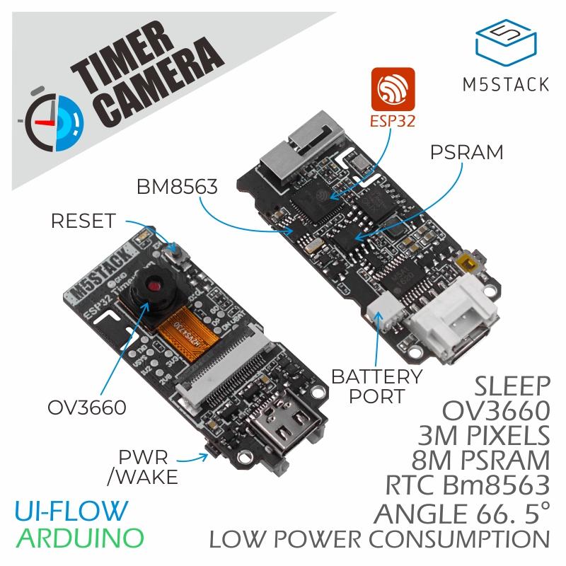 Cámara oficial con temporizado - Doit Esp32 reseña y precio
