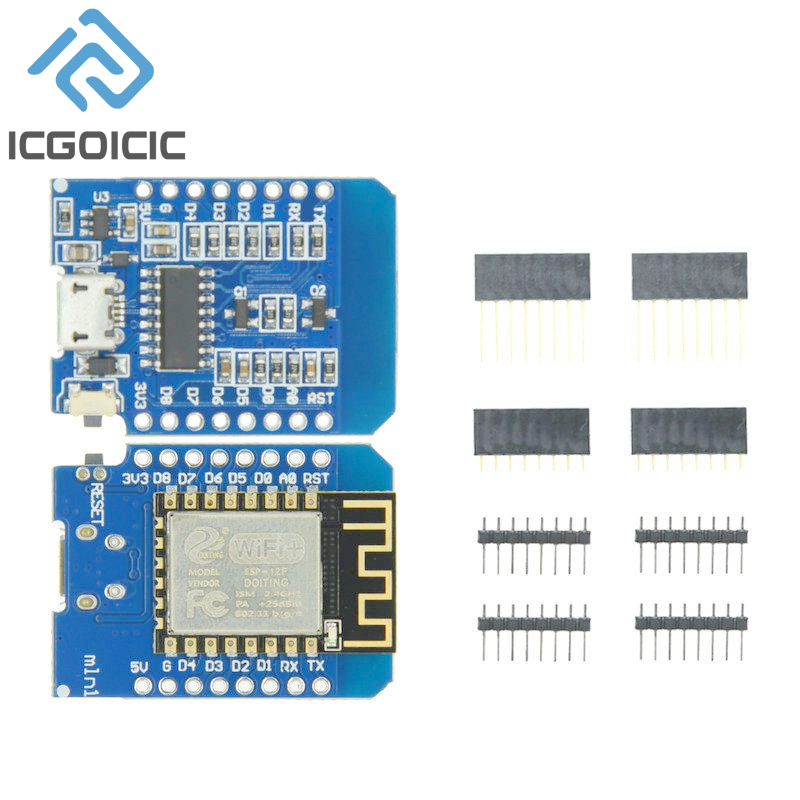 D1 Mini-Mini NodeMcu 4M Bytes  - Wemos D1 Mini reseña y precio