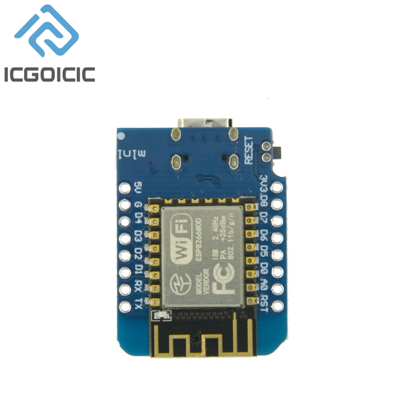 D1 Mini-Mini NodeMcu 4M Bytes  - Wemos D1 Mini reseña y precio